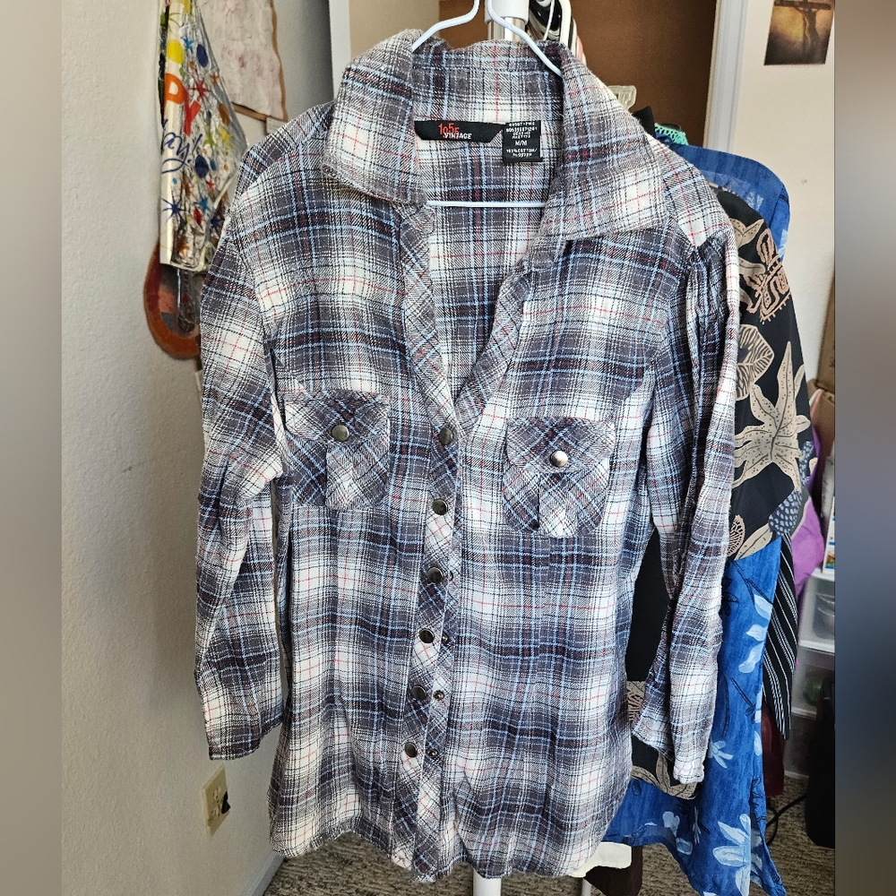 Blue Plaid Flannel
